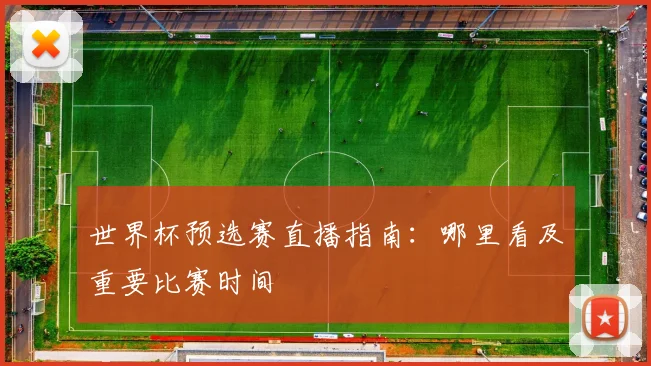 世界杯预选赛直播指南：哪里看及重要比赛时间