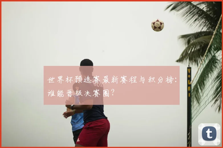 世界杯预选赛最新赛程与积分榜：谁能晋级决赛圈？